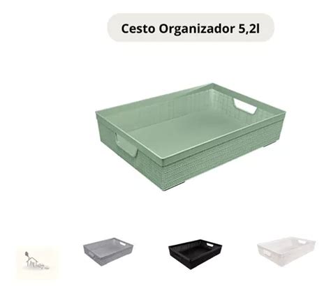 Cesto Organizador Decorativo L Multiuso Objetos Juta Mercadolivre