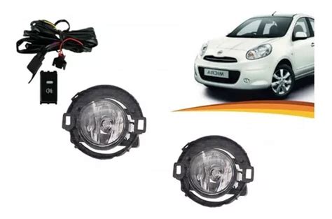 Neblineros Nissan March Kit Completo Cuotas Sin Inter S