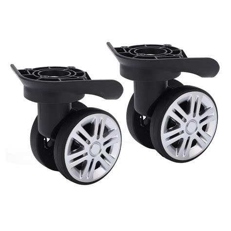 Swivel Luggage Wheels Replacement 360 Swivel Trolley Suitcase Spinner