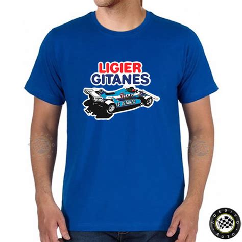 Camiseta Ligier Js Gitanes Jacques Laffite F Adesivo No Elo