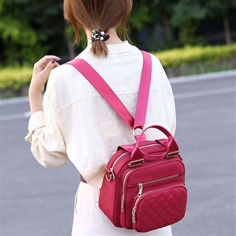 Jual Jtf457 Red Tas Selempang Wanita Cantik Import Bisa Ransel