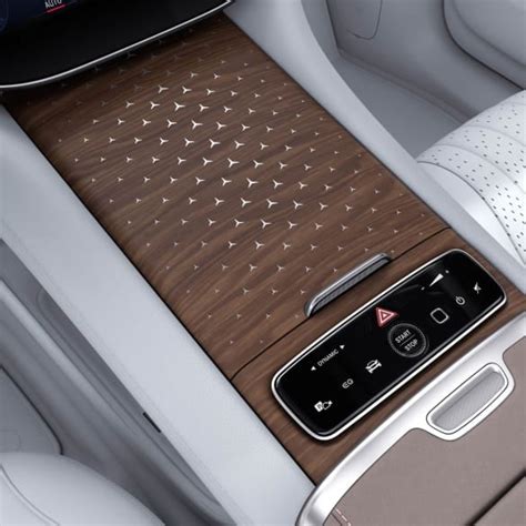 Center Console Wood Magnolia Eqe V295 Genuine Mercedes Benz Eqe