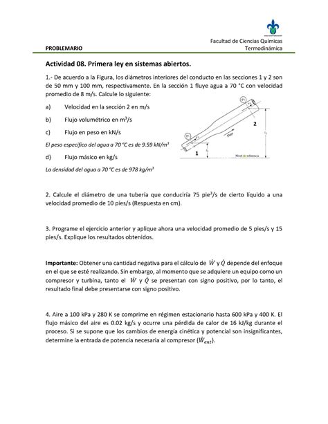 Actividad 08 mwqkl Facultad de Ciencias QuÌmicas PROBLEMARIO