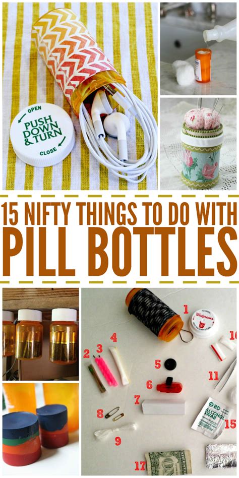 17 Nifty Things to Do with Pill Bottles