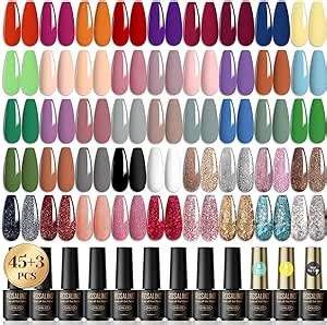 Rosalind Lot Vernis Ongles Gel Semi Permanent Uv Led Manucure