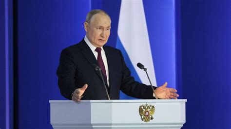 In his yearly speech, Putin advocates for Russian escalation