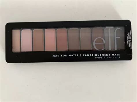 Elf Mad For Matte Eyeshadow Palette Nude Mood New Boxed Picclick Uk