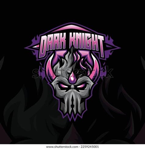 Dark Knight Vector Mascot Logo Stock Vector (Royalty Free) 2259245001 | Shutterstock