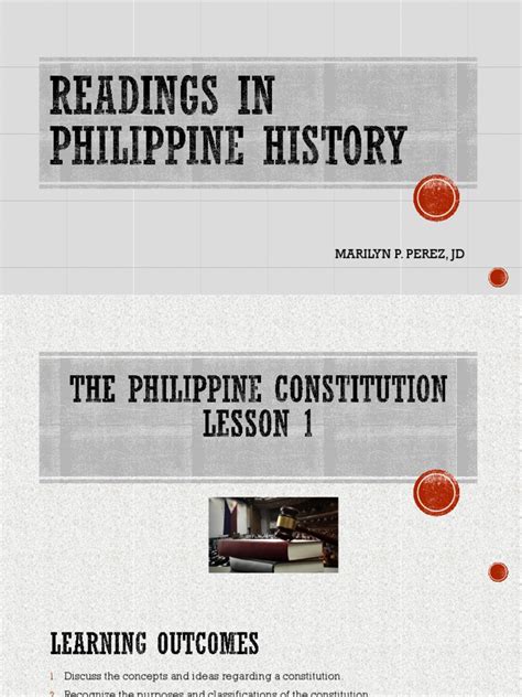 The Metamorphosis Of The Philippine Constitution From The 1897 Constitution Of Biak Na Bato To