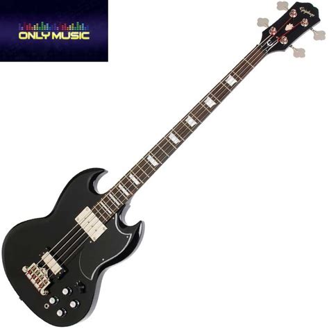 Bajo El Ctrico Negro Eb Bass Epiphone Tienda De Instrumentos