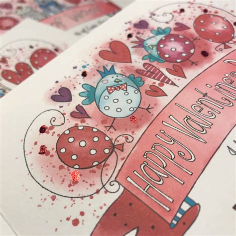 Granddaughter Valentines Card By Claire Sowden Design