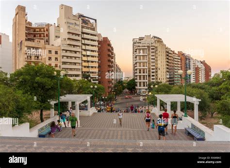 Córdoba Skyline At Sunset Stock Photo Alamy