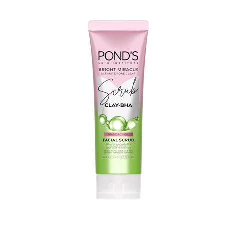 Ponds Bright Miracle Ultimate Pore Clear Scrub Clay Bha 100g Shopee Philippines