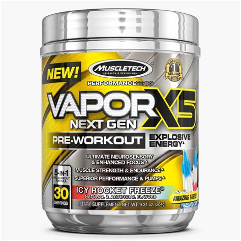 Vapor X5 Next Gen Pre Workout MuscleTech ALLSTAR MUSCULATION