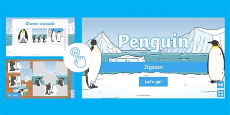 Penguin Interactive Jigsaw Teacher Made Twinkl