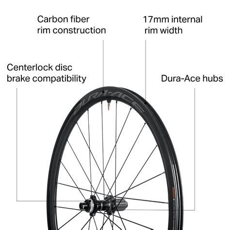 Shimano Dura Ace 9170 C40 Carbon Disc Brake Road Wheelset Tubeless