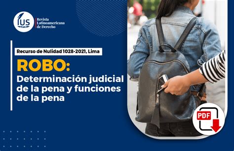 Robo Determinación Judicial De La Pena Y Funciones De La Pena [recurso