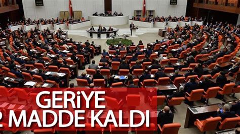 Anayasa De I Iklik Teklifinde Madde Kabul Edildi