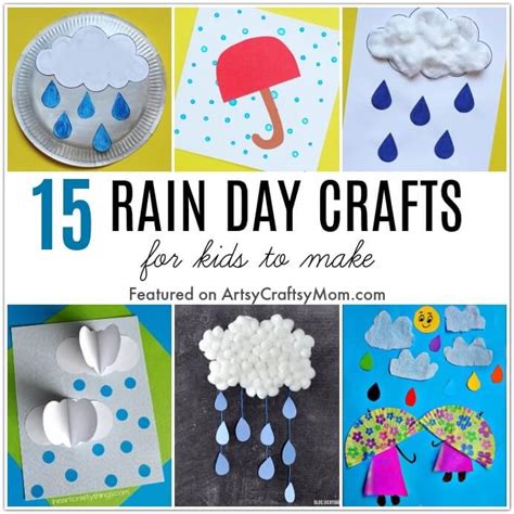 15 Really Simple And Refreshing Rain Day Crafts For Kids