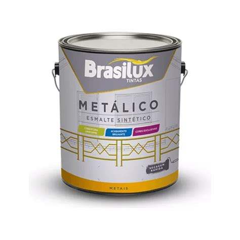 Esmalte Sintetico Metalico Aluminio Para Rodas L Brasilux Bond