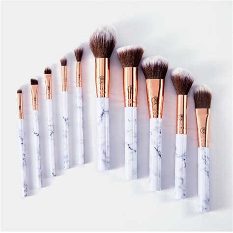 Order online MARBLE LUXE 10 PIECE BRUSH SET BY BH COSMETICS | Knocknshop.pk