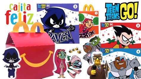 Cajita Feliz Teen Titans Go 2022 Parte 1 Mcdonald´s Colección Febrero 2022 Toy Shots