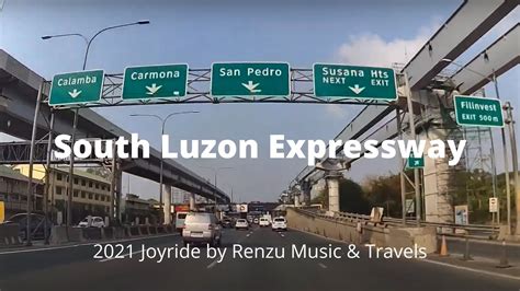 South Luzon Expressway Slex Southbound Drive Trip Adventure May 30