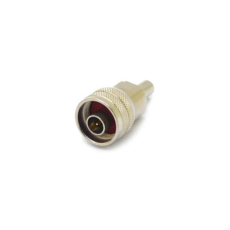 Conector N 50 Ohms Macho Reto Cabo Crimpagem RG 58 RGC 58 Pino Fixo