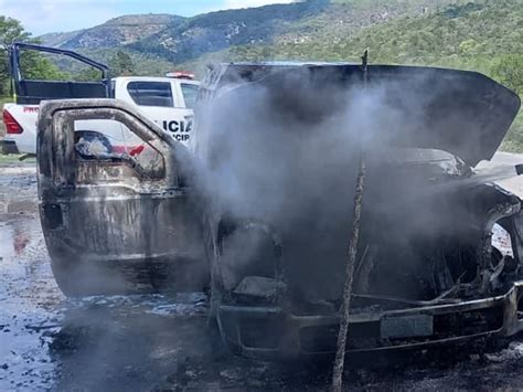 Se Incendia Camioneta De Valores En Nl Millones De Pesos Fueron