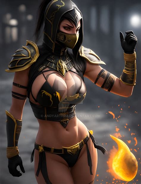 Mortal Kombat Scorpion Girl Fan Artmortal Kombat S By Andyartpro On Deviantart