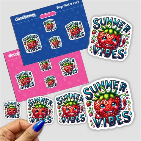 Strawberry Summer Vibes Decal Venue