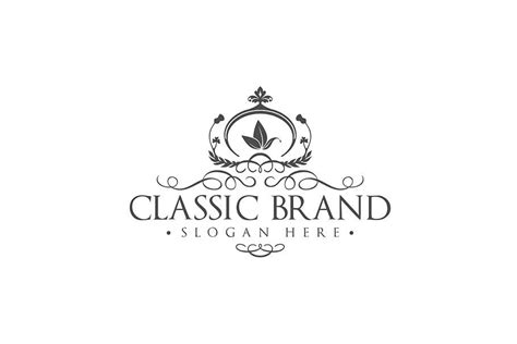 Classic Brand Logo Template | Logo templates, Classy logos, Print ...