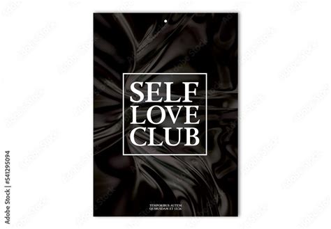 Minimalist Black and White Abstract Poster Layout Stock Template | Adobe Stock