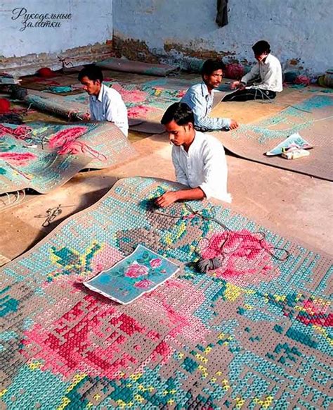 Ковры, вышитые крестиком по войлоку своими руками | Carpet handmade ...
