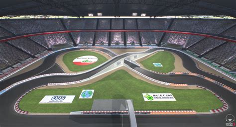 Stadium Race Track Model - TurboSquid 1597743