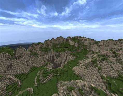 Custom Terrain Rocky Island Minecraft Map