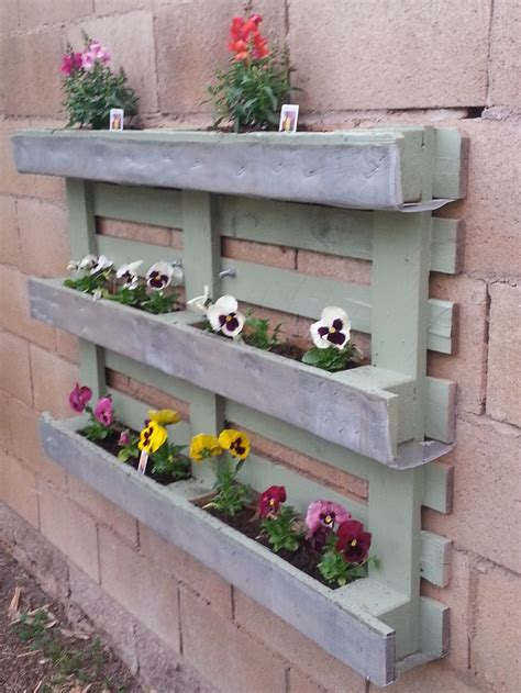 Planter Boxes From Wooden Pallets