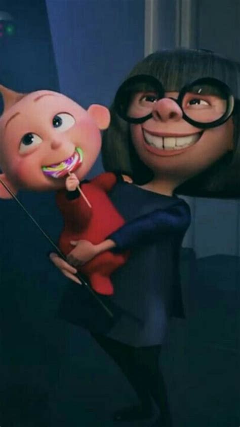 Edna Mode and Jack Jack | Cool wallpapers cartoon, Edna incredibles ...