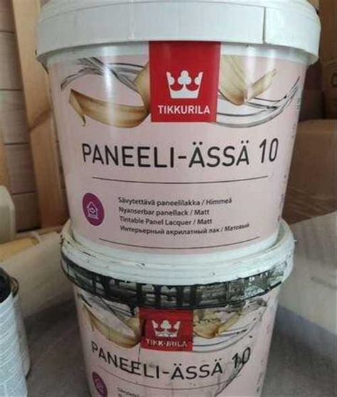 Краска tikkurila paneeli assa 10. 5078 Москва | Ремонт и строительство ...