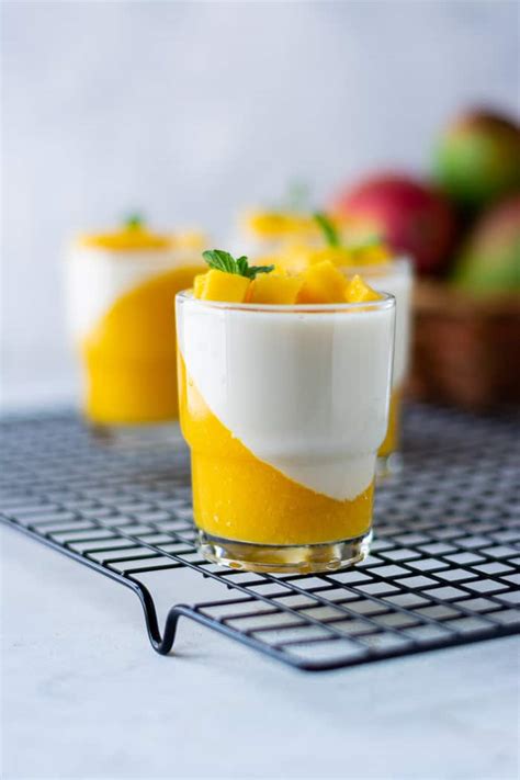 Mango Panna Cotta A Classic Twist