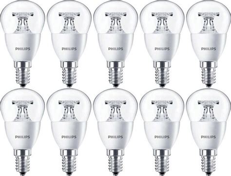 Philips CorePro LEDluster 4 25W E14 827 P45 Helder 10 Stuks Kogel