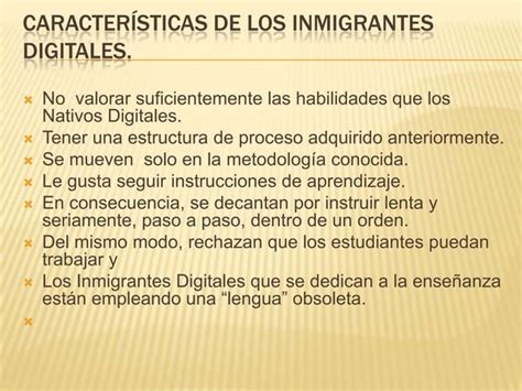 Los Nativos E Inmigrantes Digitales Ppt