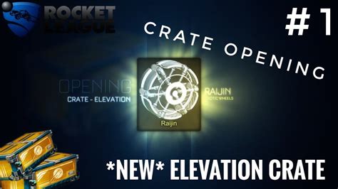 Rocket League New Elevation Crate Opening X Painted Exotic Youtube