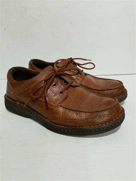 Dr Scholls Warner Brown Leather Casual Mens Shoes Gem