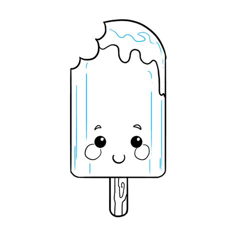 How to Draw a Cute Popsicle - Really Easy Drawing Tutorial