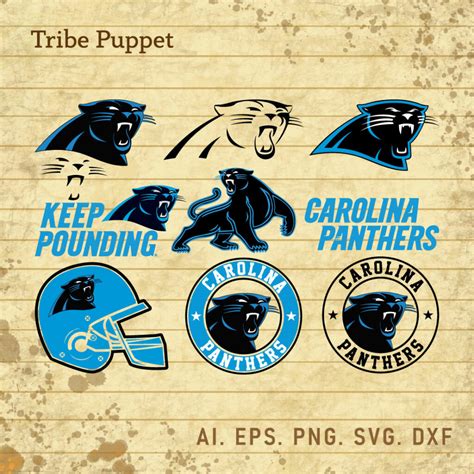 Carolina Panthers Logo Vector set - MasterBundles