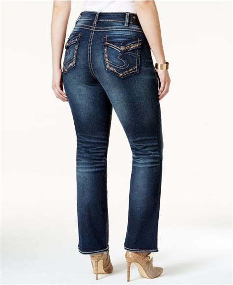 Silver Jeans Trendy Plus Size Suki Bootcut Jeans Trendy Plus Size Womens Summer Fashion