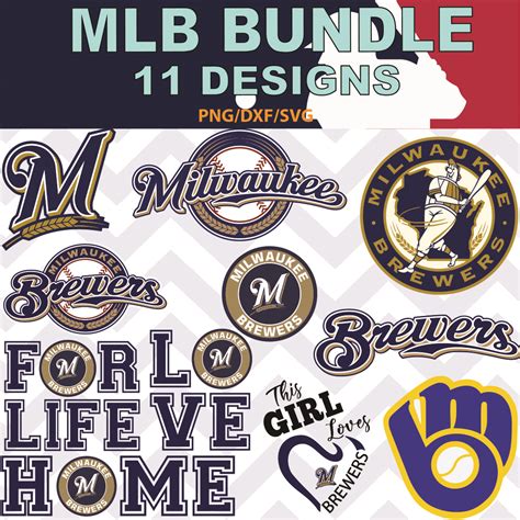 Milwaukee Brewers Svg Milwaukee Brewers Bundle Baseball Inspire Uplift