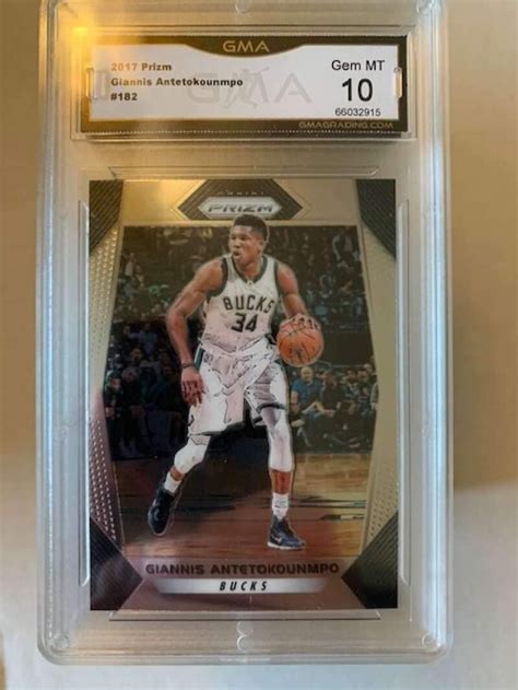 Amazon Panini Prizm Giannis Antetokounmpo Gma Graded