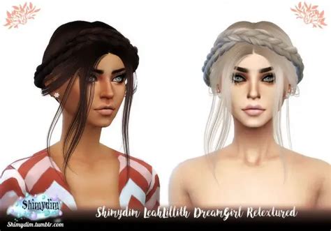 Shimydim Leahlillith S Dreamgirl Hair Retextured Sims Hairs